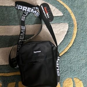 Black supreme shoulder bag
